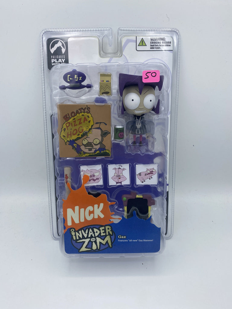 Palisades Toys Invader Zim Gaz (with Pizza) Exclusive Figure
