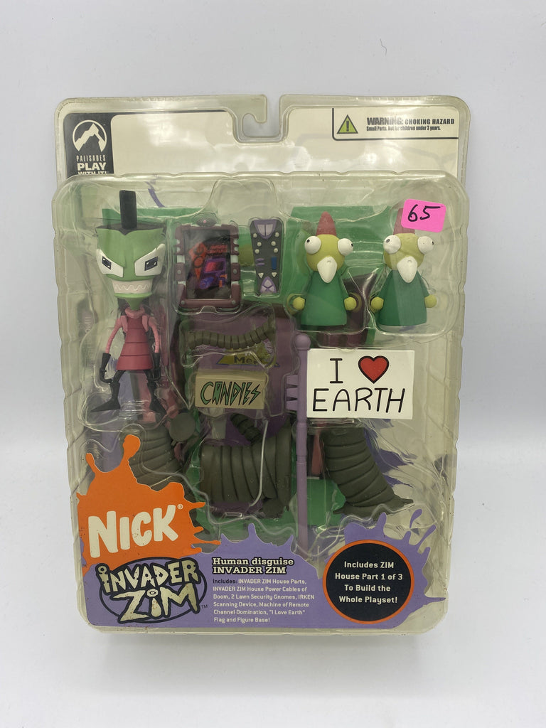 Palisades Toys Invader Zim Human Disguise Invader Zim Exclusive Figure
