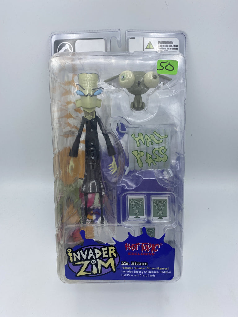 Palisades Toys Invader Zim Ms. Bitters (Hall Pass) Exclusive Figure