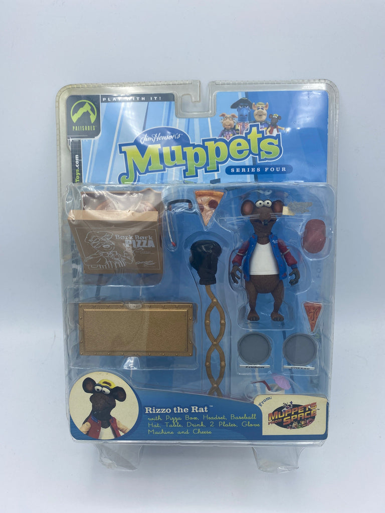 Palisades Toys Muppets Series Four Rizzo the Rat (Blue Shirt) Figure