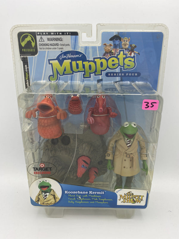 Lot action figure complete Muppets Show Koozebane Kermit Palisades Lot action figure complete Muppets Show Koozebane Kermit Palisades