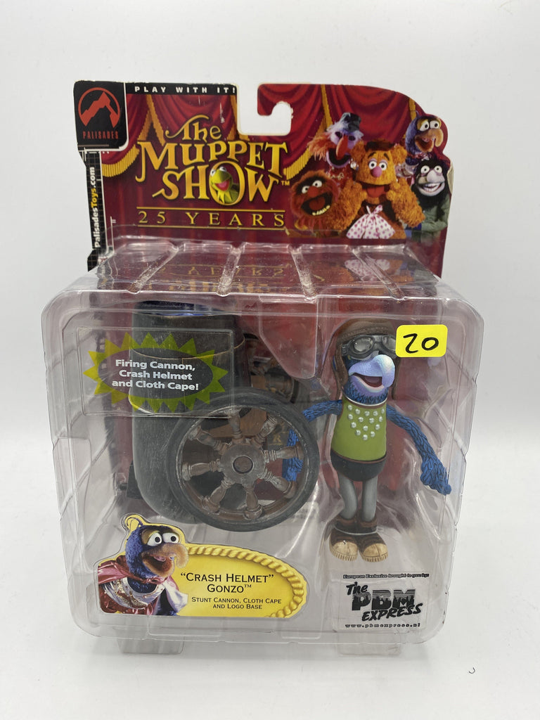 Palisades Toys The Muppets Show 25 Years Crash Helmet Gonzo Figure