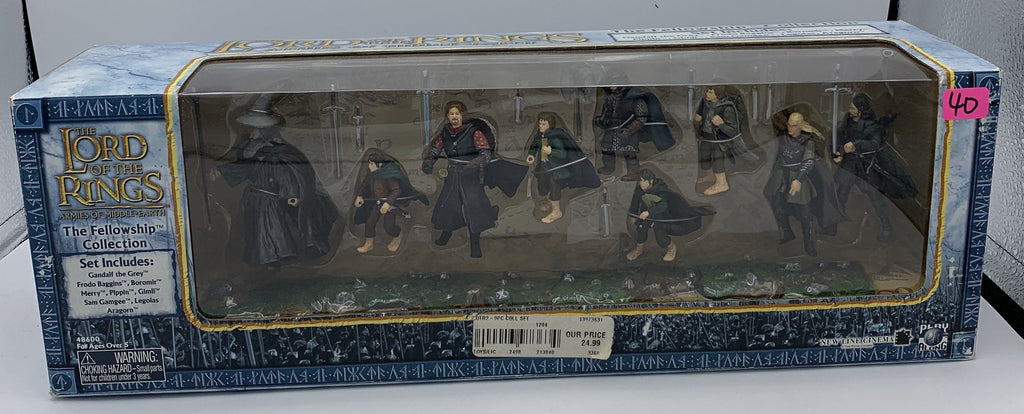 Play Along The Lord of the Rings Armies of Middle Earth The Fellowship Collection Action Figures