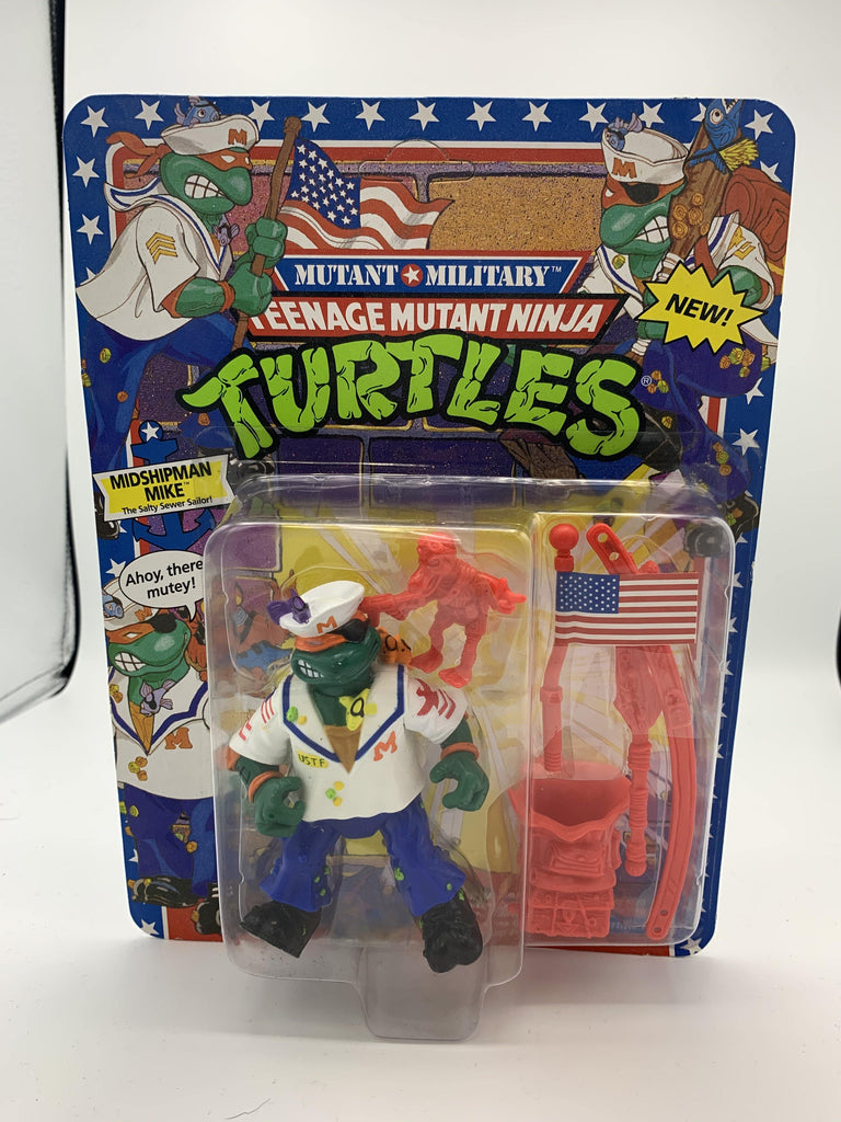 Playmates Midshipman Mike Michaelangelo Teenage Mutant Ninja Turtles (TMNT) (Unpunched) Vintage Action Figure