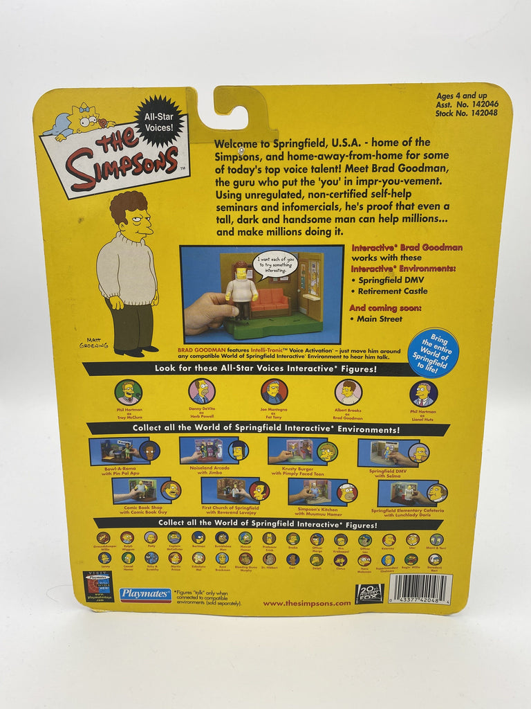 Playmates The Simpsons All Star Voices Brad Goodman Series #2 Action Figure Neca 