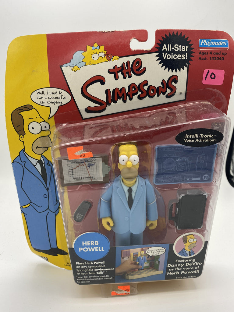 Playmates The Simpsons All Star Voices Herb Powell Series #1 Action Figure