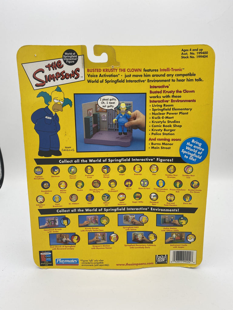 Playmates The Simpsons Busted Crusty the Clown Series #9 Action Figure Neca 