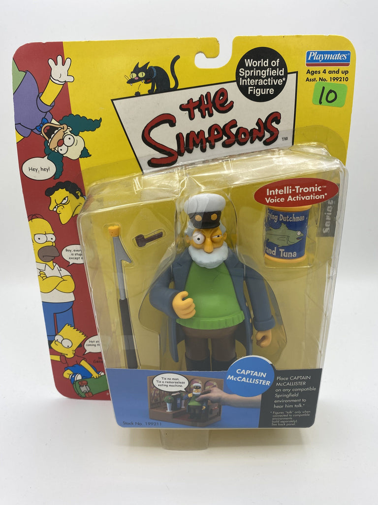 Playmates The Simpsons Captain McCallister Series #5 Action Figure