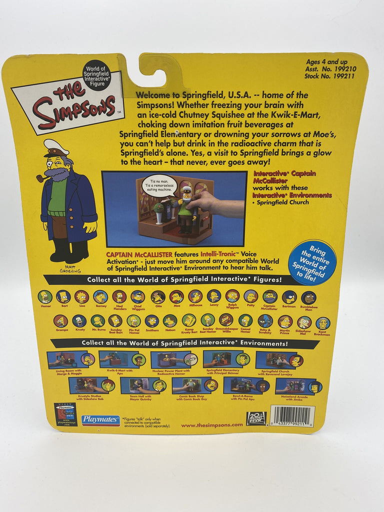 Playmates The Simpsons Captain McCallister Series #5 Action Figure playmates 