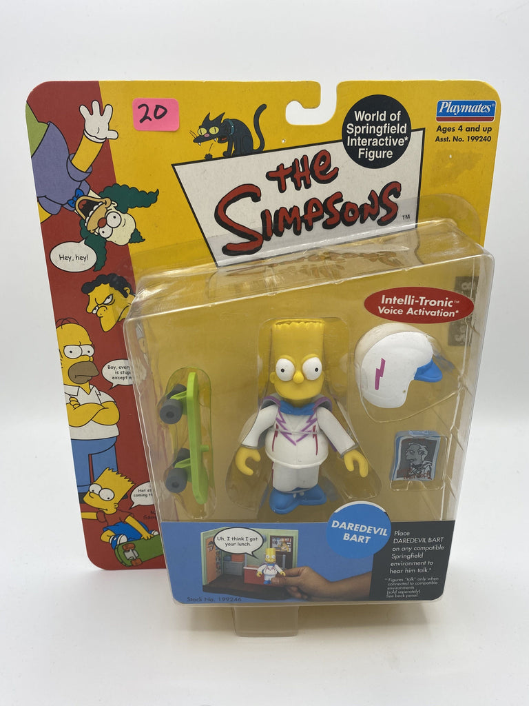 Playmates The Simpsons Daredevil Bart Series #8 Action Figure
