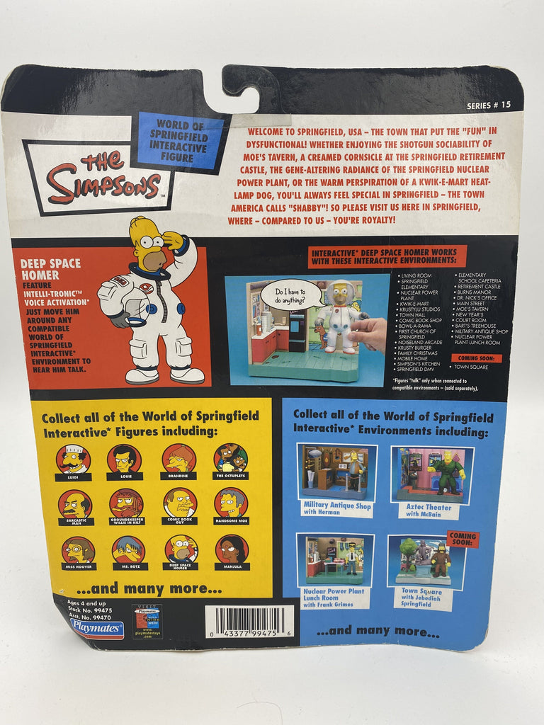 Playmates The Simpsons Deep Space Homer Series #15 Action Figure playmates 