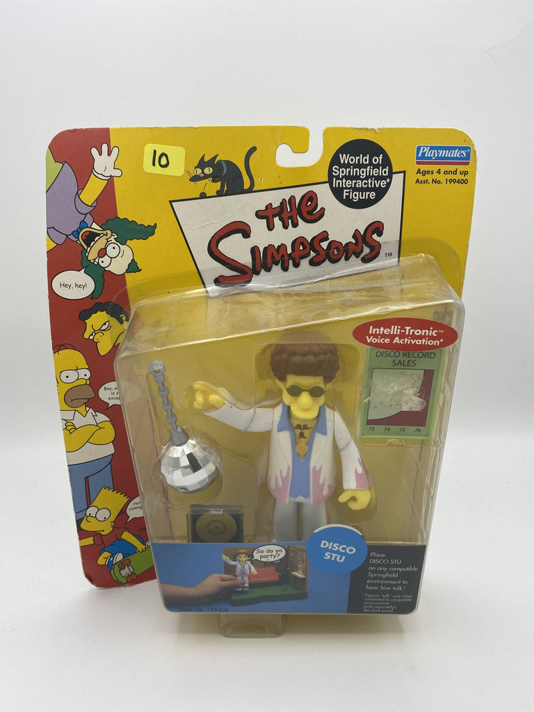 Playmates The Simpsons Disco Stu Series #9 Action Figure