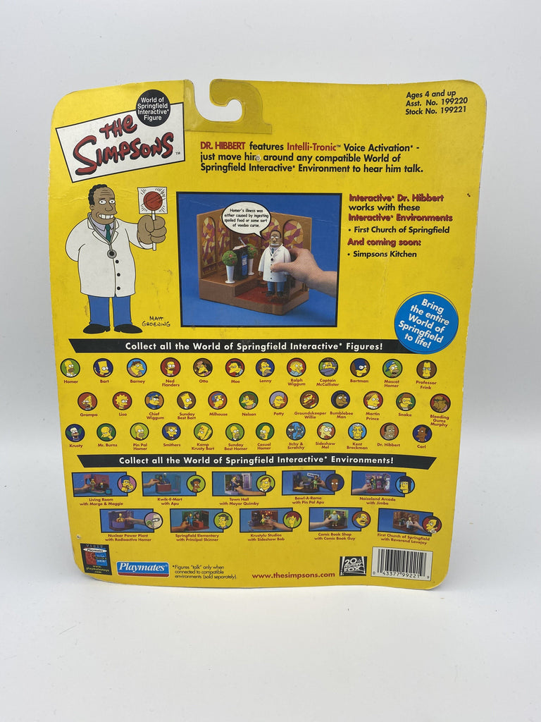 Playmates The Simpsons Dr Hibbert Series #6 Action Figure Undiscovered Realm 