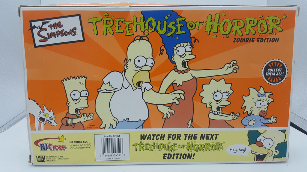 Playmates The Simpsons Family Treehouse of Horror Zombies Limited Edition playmates 