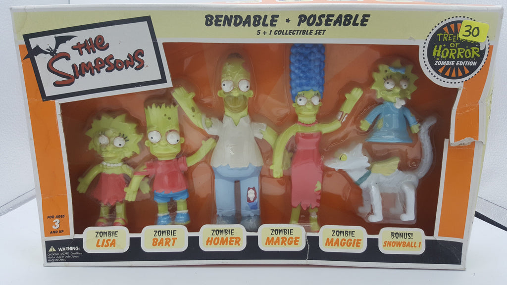 Playmates The Simpsons Family Treehouse of Horror Zombies Limited Edition