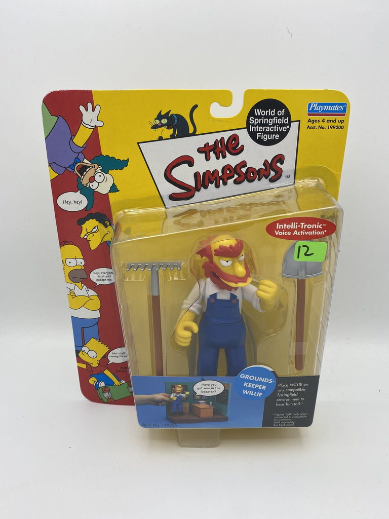 Playmates The Simpsons Groundskeeper Willie Series #4 Action Figure