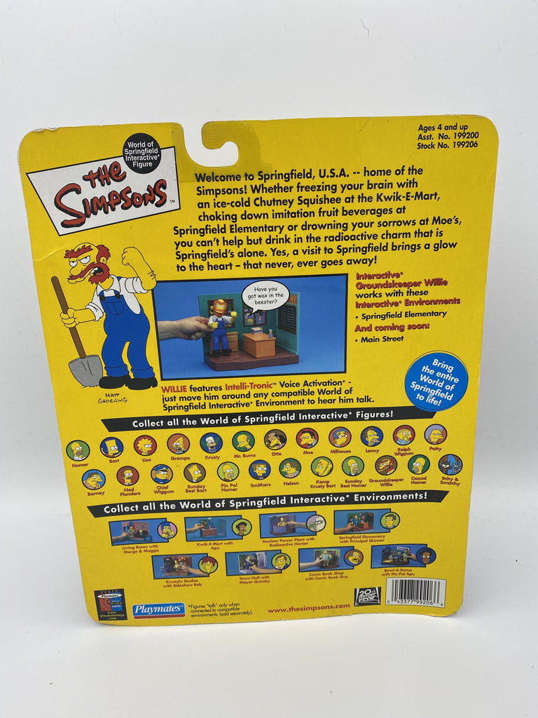 Playmates The Simpsons Groundskeeper Willie Series #4 Action Figure playmates 