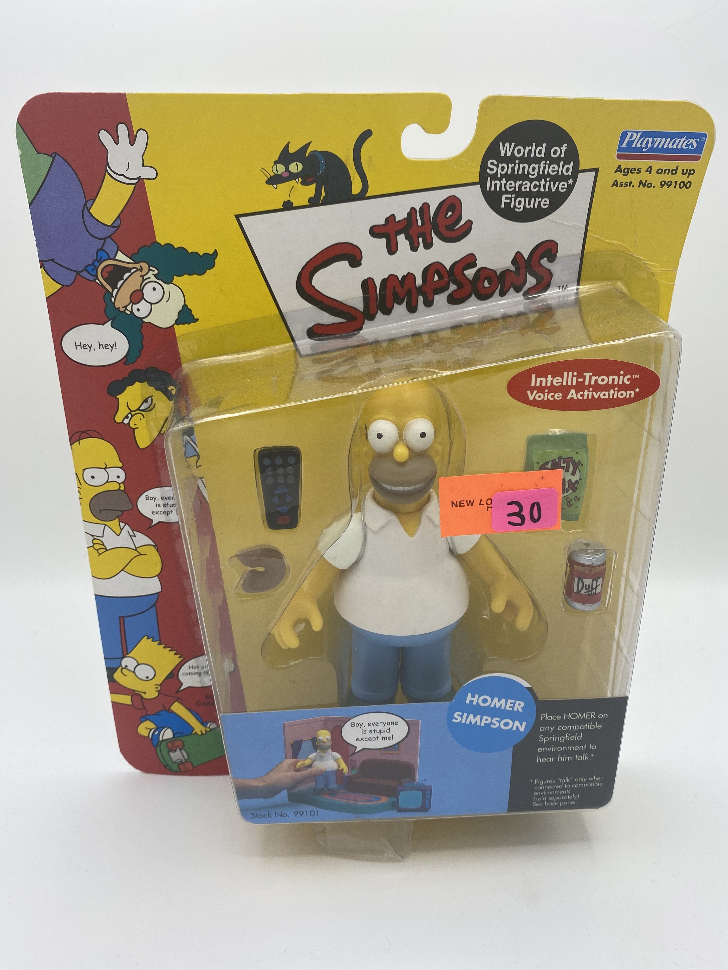 Playmates The Simpsons Homer Simpson Series #1 Action Figure