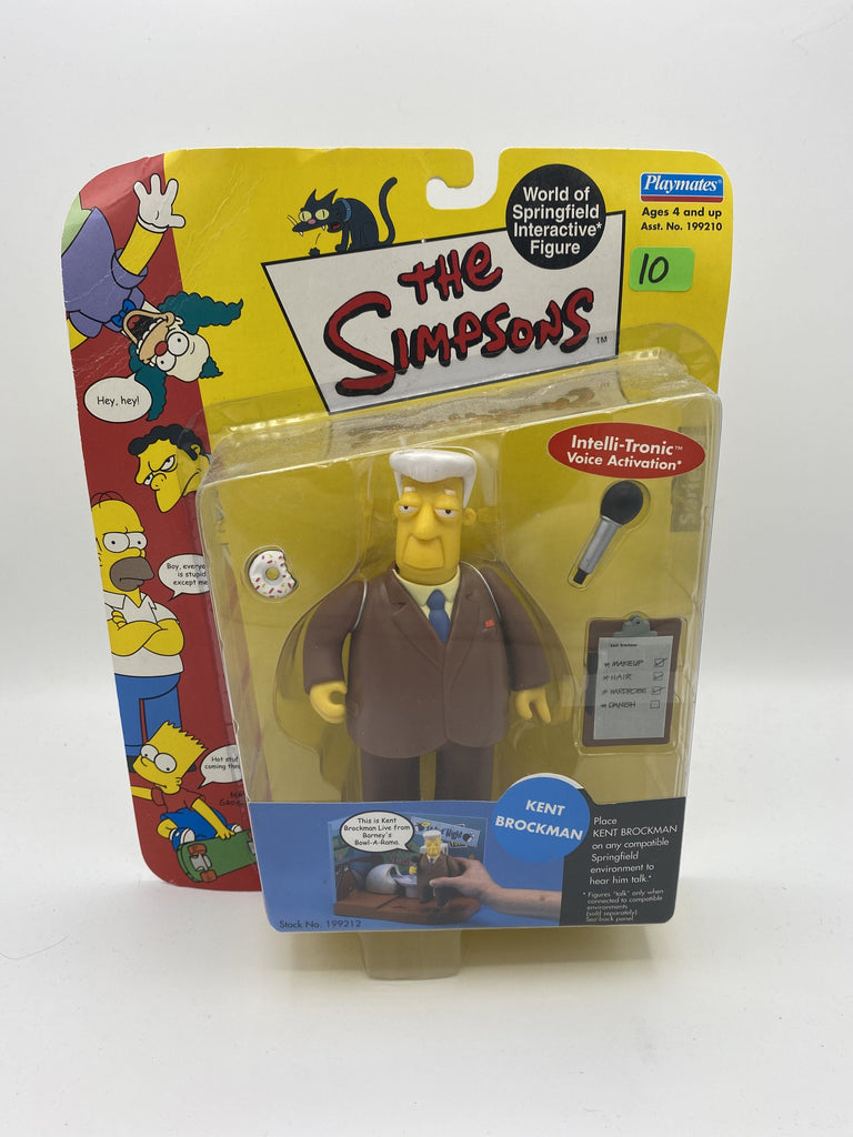 Playmates The Simpsons Kent Brockman Series #5 Action Figure