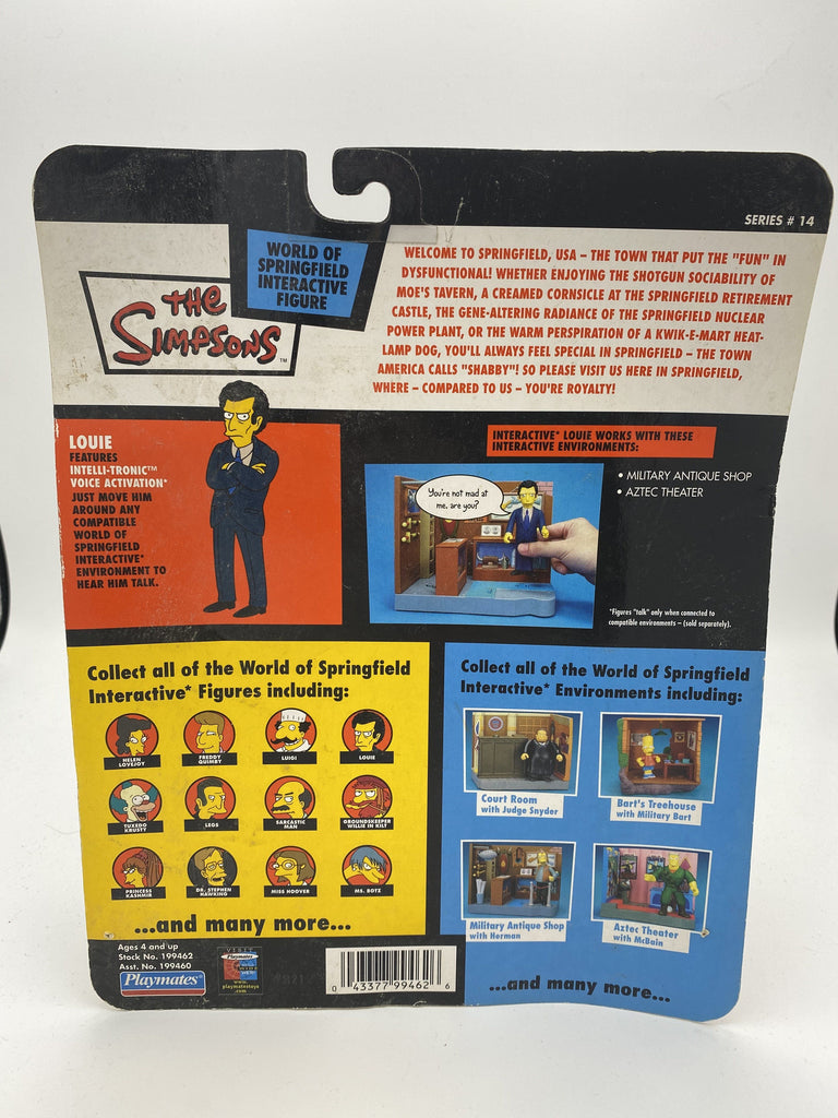 Playmates The Simpsons Louie Series #14 Action Figure Neca 