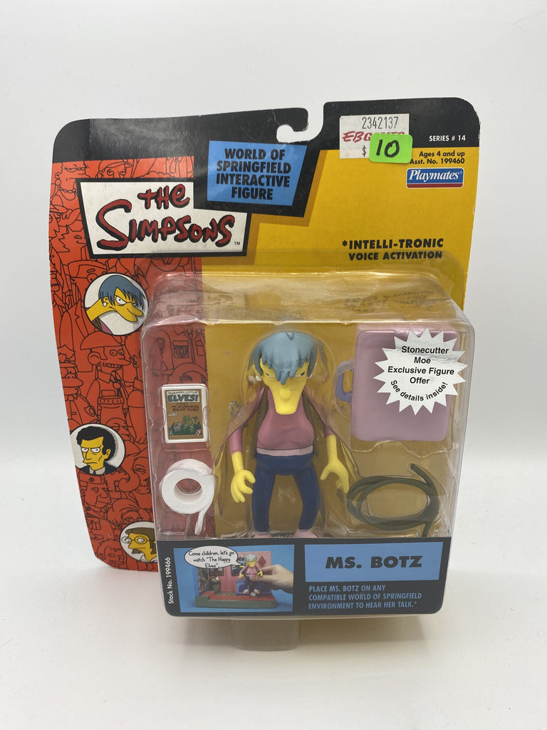 Playmates The Simpsons Ms Botz Series #14 Action Figure