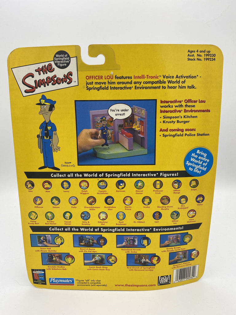 Playmates The Simpsons Officer Lou Series #7 Action Figure Neca 