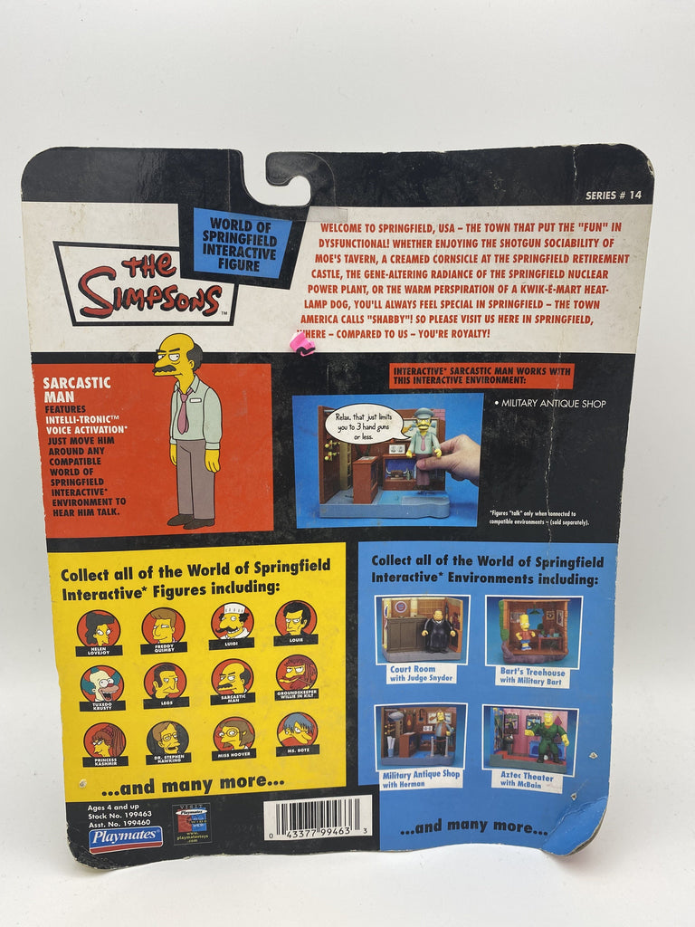 Playmates The Simpsons Sarcastic Man Series #14 Action Figure Neca 