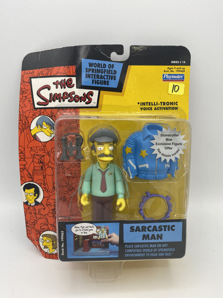 Playmates The Simpsons Sarcastic Man Series #14 Action Figure