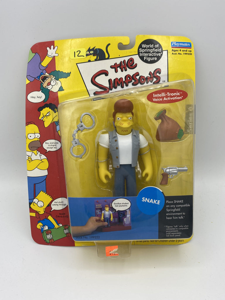 Playmates The Simpsons Snake Series #6 Action Figure