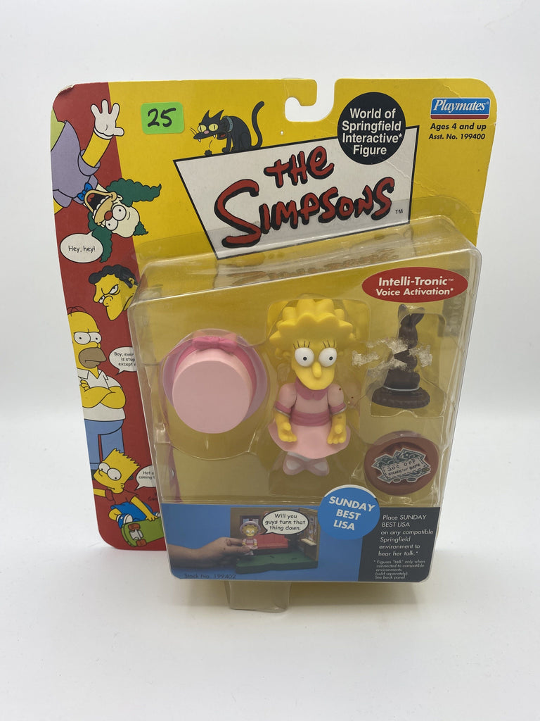 Playmates The Simpsons Sunday Best Lisa Series #9 Action Figure