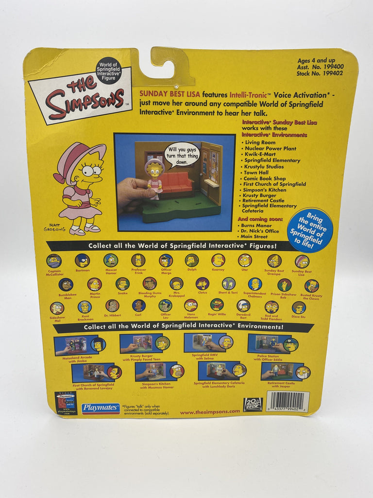 Playmates The Simpsons Sunday Best Lisa Series #9 Action Figure Neca 