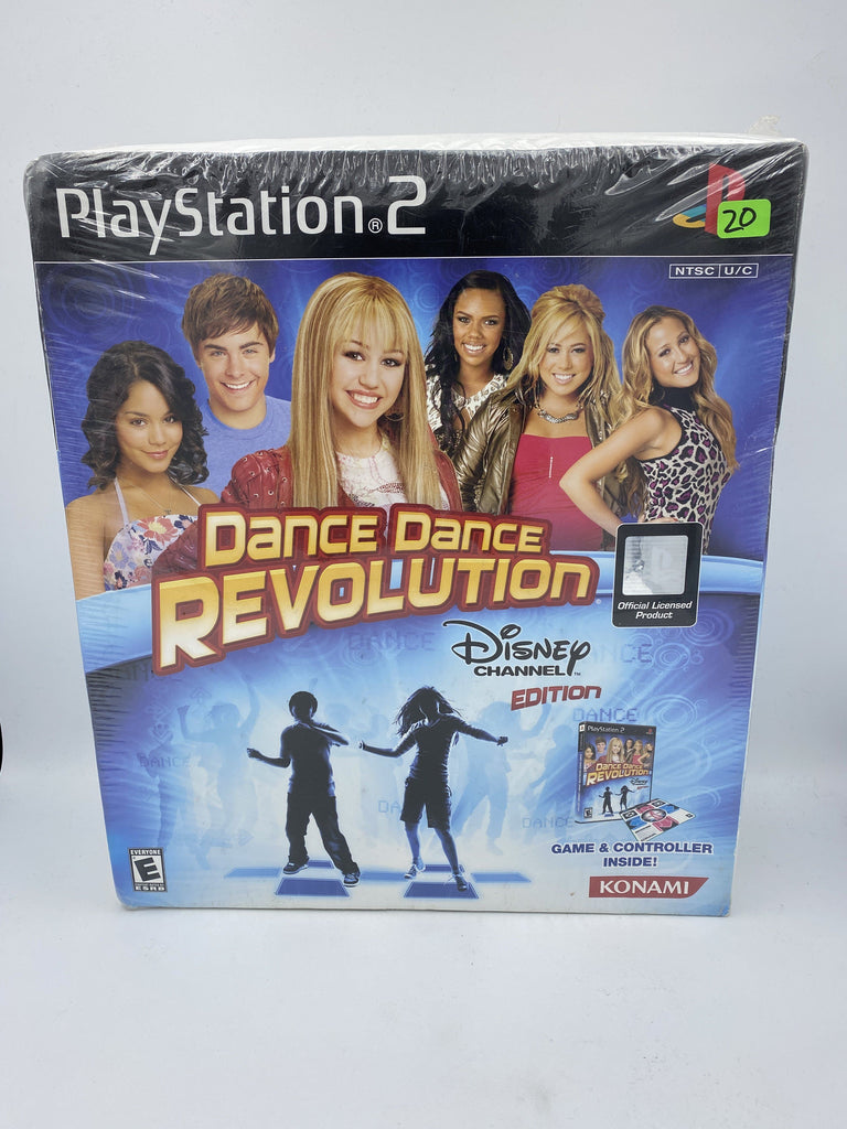 Playstation 2 (PS2) Konami Dance Dance Revolution Disney Channel Edition Game & Controller