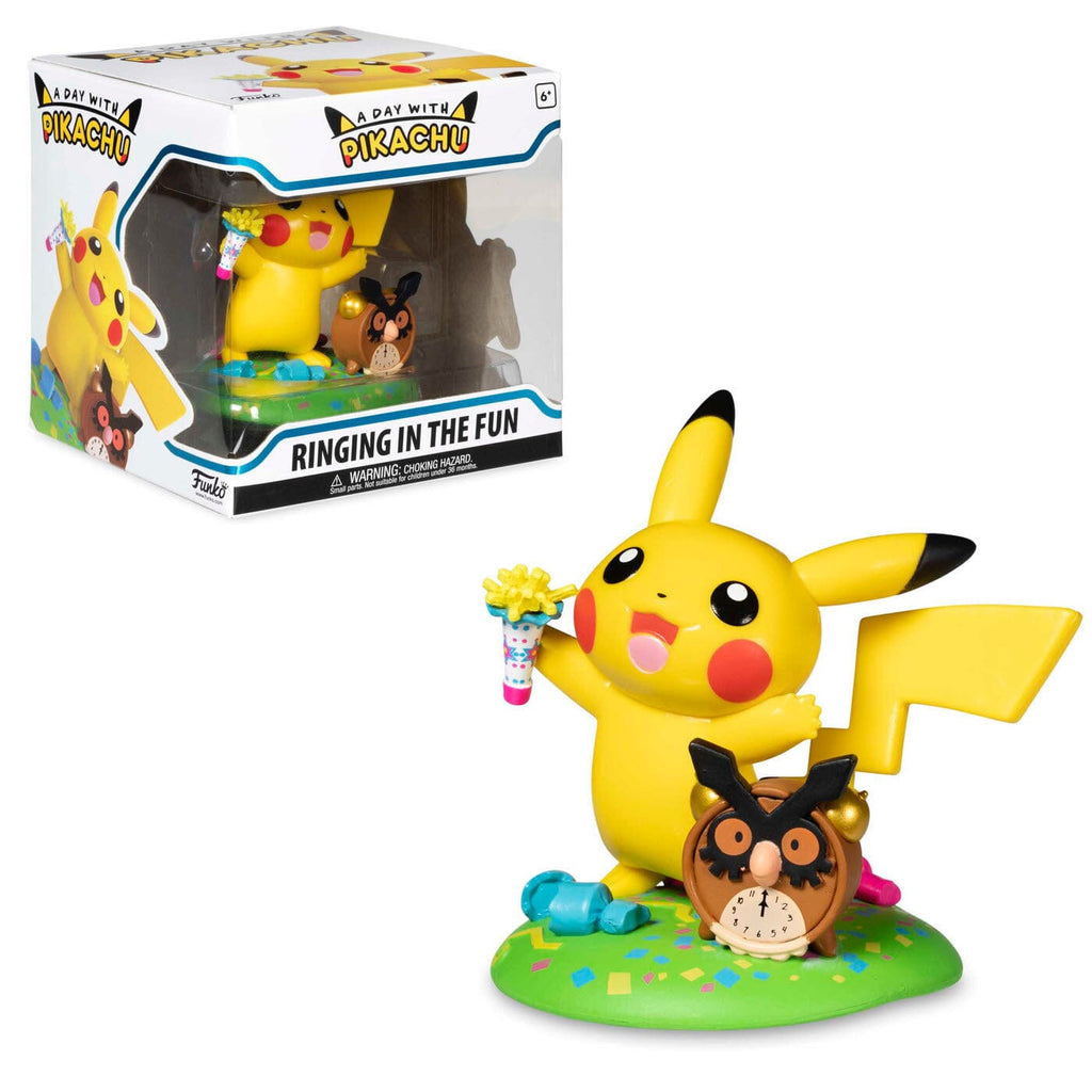 Pokemon A Day with Pikachu Ringing in the Fun Funko Figure