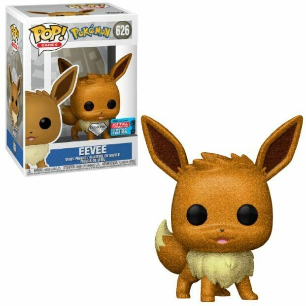 Pokemon Eevee (Action Stance) Diamond Fall Convention Exclusive Funko Pop! #626