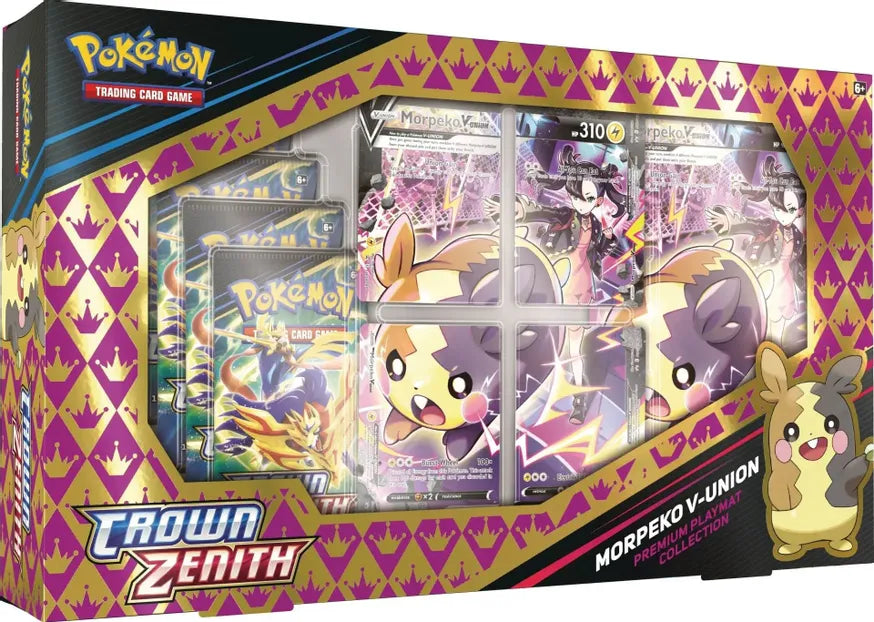 Pokemon Morpeko V-UNION Playmat Premium Collection - Crown ZenithPokemon Morpeko V-UNION Playmat Premium Collection - Crown Zenith