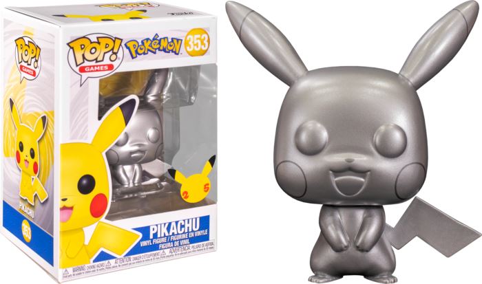Pokemon Silver Pikachu Funko Pop! #353