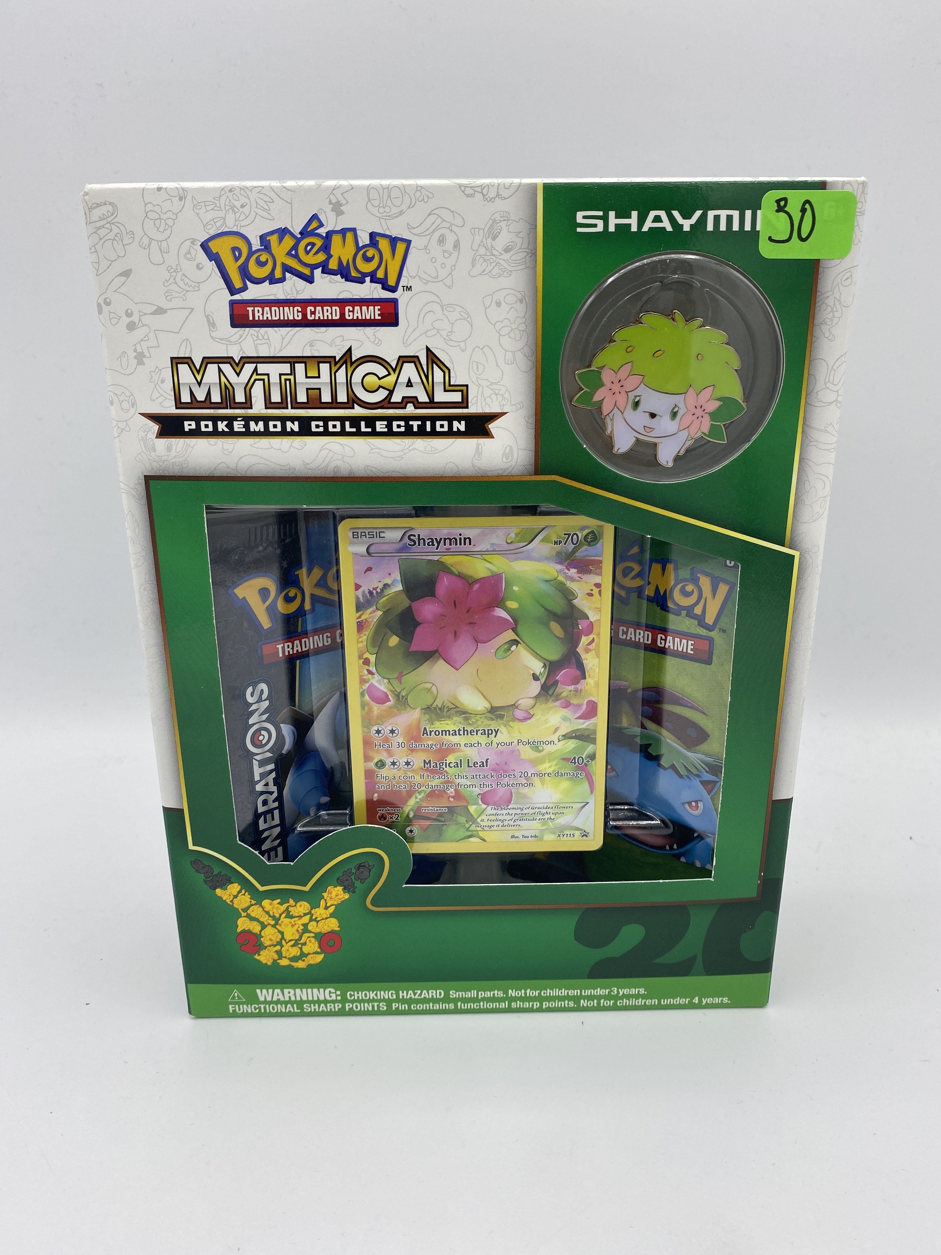 Pokemon TCG Mythical Pokemon Collection Shaymin Box Set Pokemon TCG Mythical Pokemon Collection Shaymin Box Set