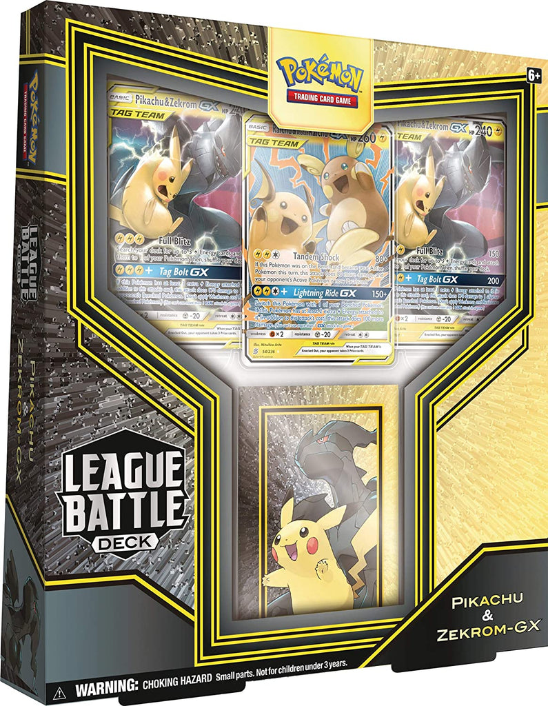 Pokemon TCG Pikachu and Zekrom GX League Battle Deck