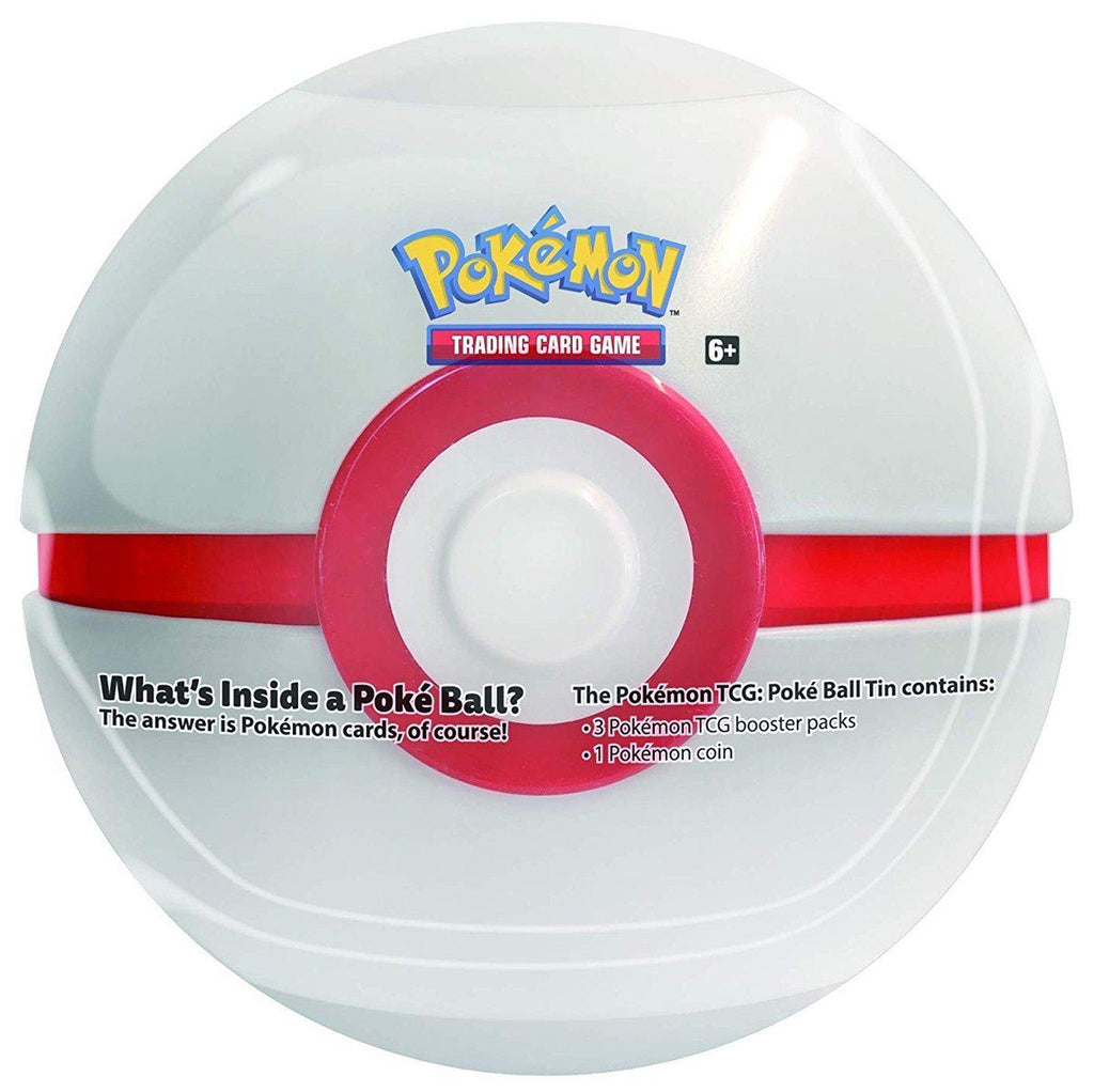Pokemon TCG: Premier Ball Tin - 3 Booster Pack with 1 Coin