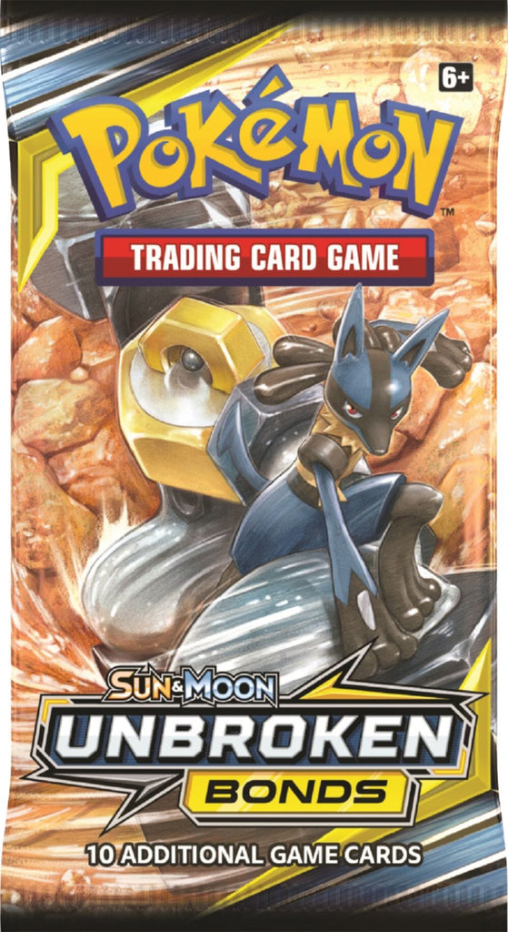 Pokemon TCG Sun and Moon Unbroken Bonds Booster Pack