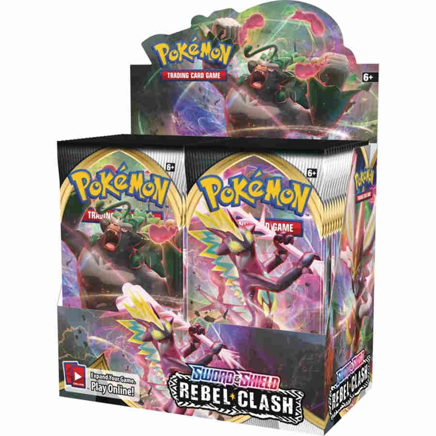 Pokemon TCG Sword and Shield Rebel Clash Booster Box (36 Packs)