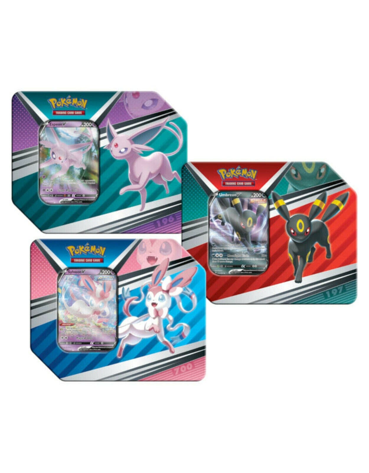 Pokemon TCG V Heroes Tins Sealed Brilliant Stars 2022 (Umbreon Espeon  Sylveon)