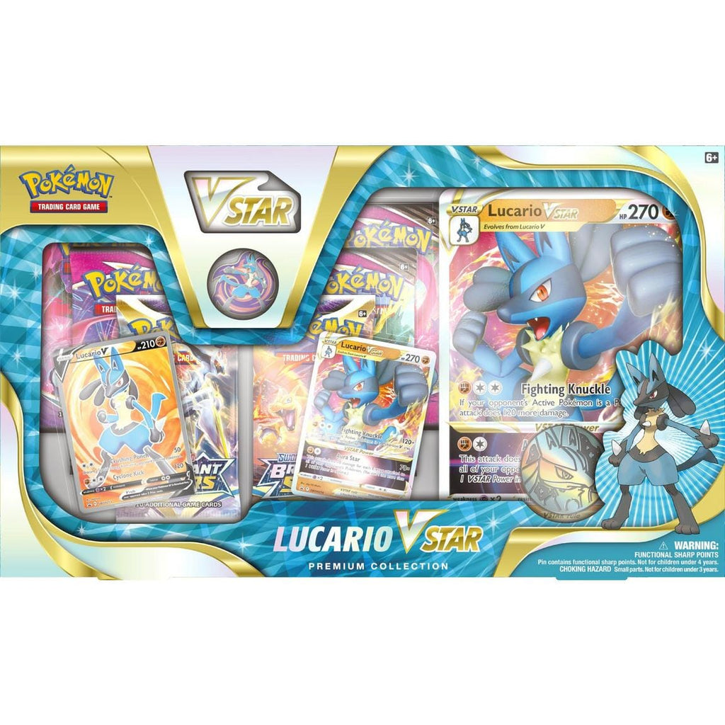 Pokemon Trading Card Game: Lucario VSTAR Premium Collection Box