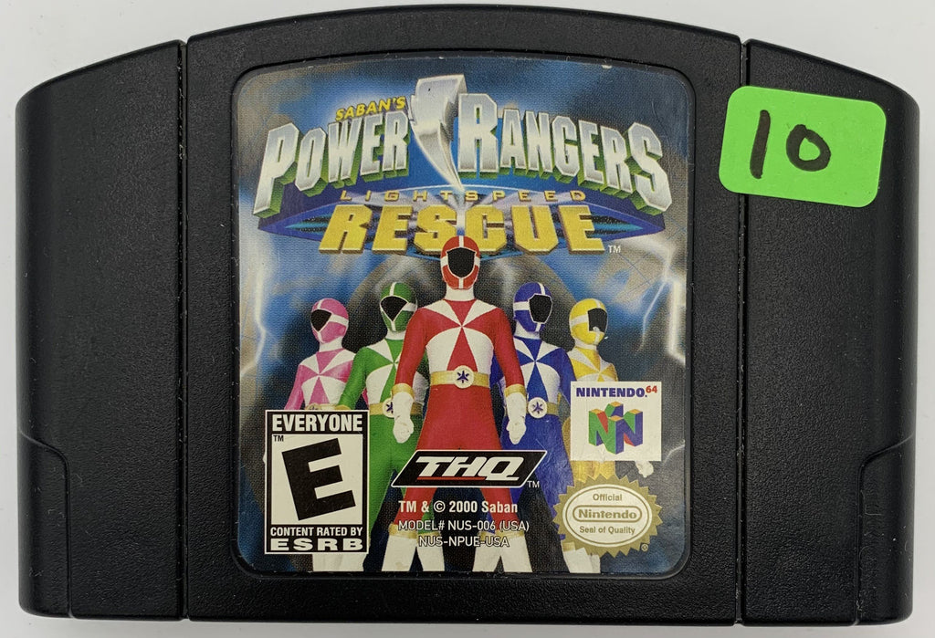 Power Rangers Lightspeed Rescue for the Nintendo 64 (N64) (Loose Game)