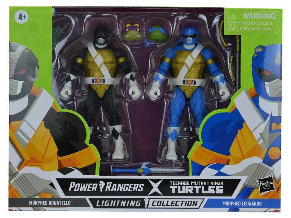 Power Rangers X Teenage Mutant Ninja Turtles Lightning Collection Morphed Donatello & Morphed Leonardo