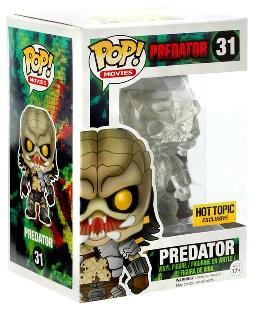 Predator (Clear, Bloody) Exclusive Funko Pop! #31