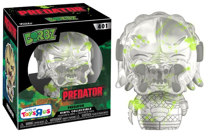 Predator (Clear & Bloody) Glow Exclusive Funko Vinyl Dorbz #401