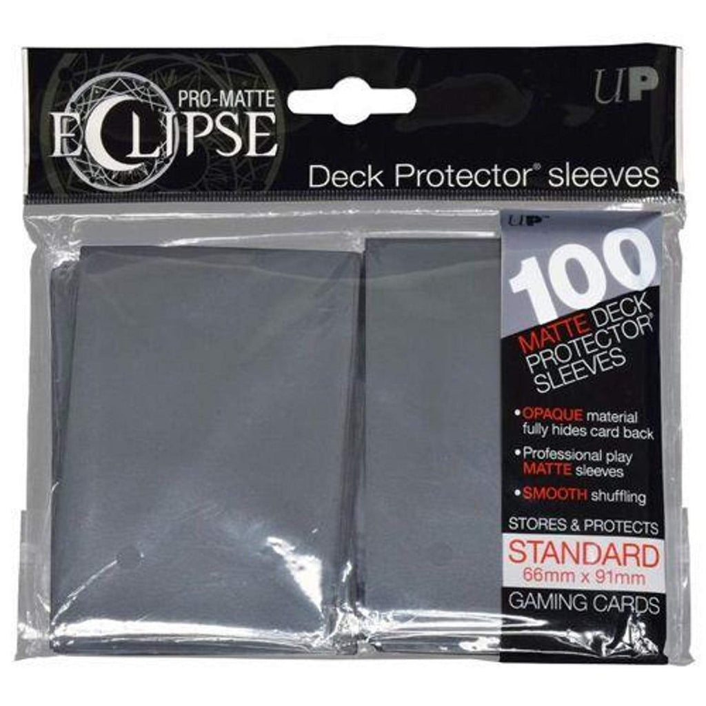 PRO-Matte Eclipse Grey Standard Deck Protector sleeve 100ct