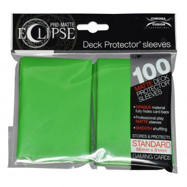 PRO-Matte Eclipse Lime Green Standard Deck Protector sleeve 100ct