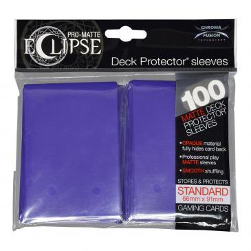PRO-Matte Eclipse Royal Purple Standard Deck Protector sleeve 100ct Undiscovered Realm 